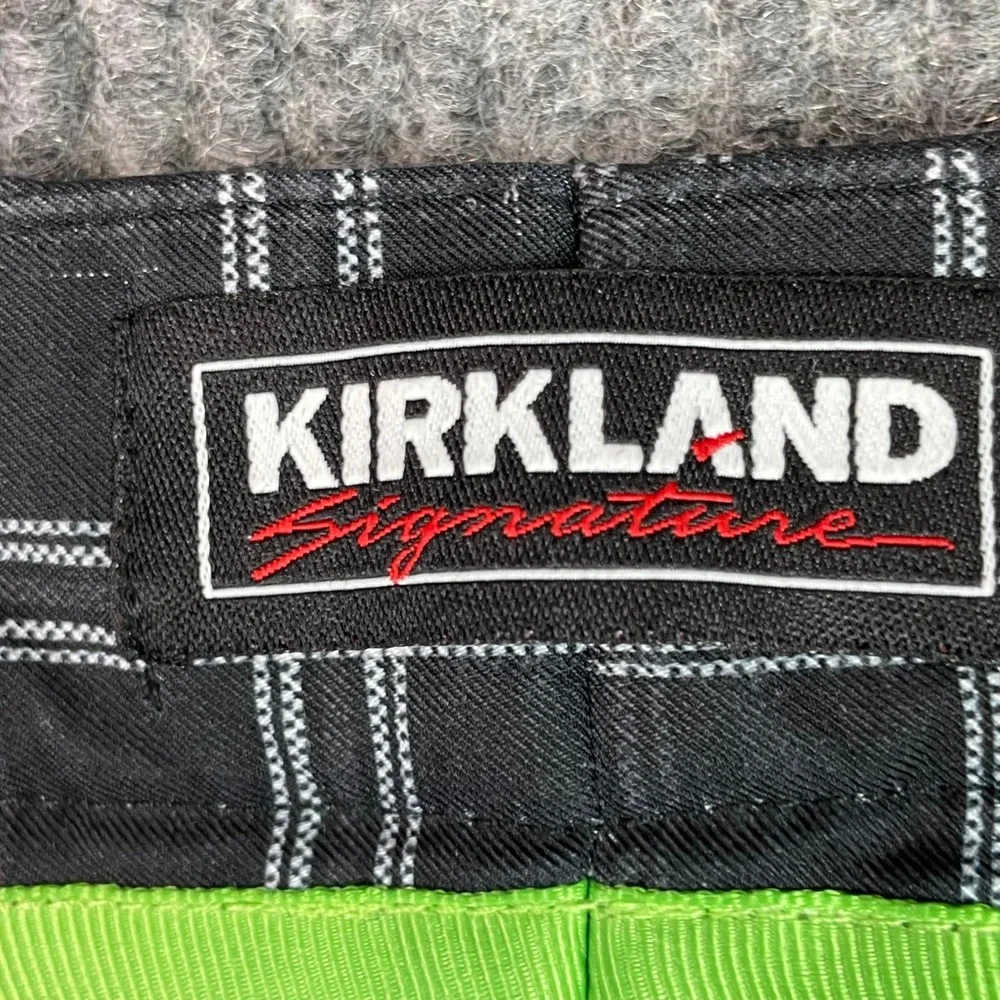Kirkland Signature Performance Shorts Mens 34 Black Plaid Golf Active Stretch